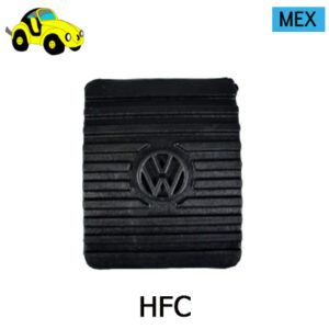 Hule pedal freno y clutchs ORIGINAL vocho Par con logo VW