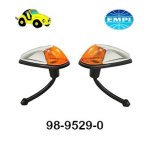 Lámparas delanteras para direccionales  EMPI. coolor ambar  vochos 59-63