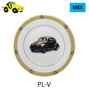 Plato cerámica / Fondo Vocho