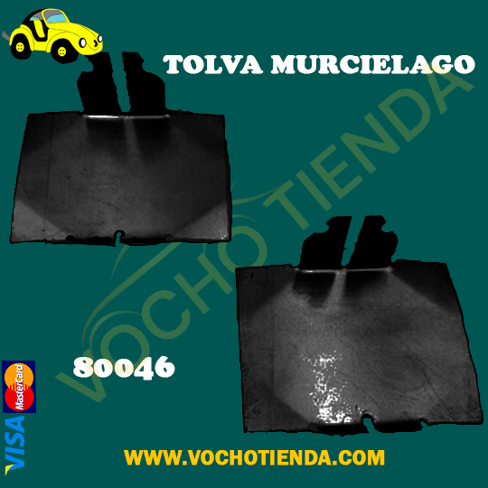 Tolba murcielago / medida de esparrago 10 mm / color negra