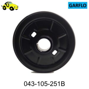 Polea para cigueñal / Vocho y Kombi / Negra metalica motor 1.6