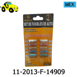 Fusibles/ seguros kit 10 piezas de diferentes amperes vocho y kombi
