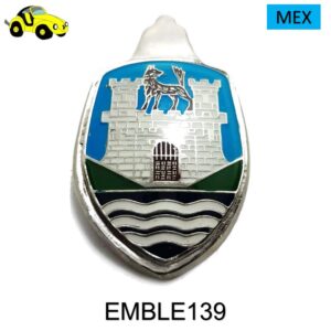 Emblema/ blasón  tipo Wolfsburg / celeste y blanco