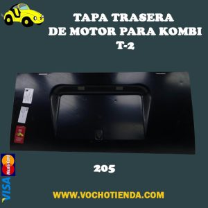 Tapa trasera de motor para Kmbi T-1 Germany y Brasileña