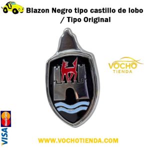 Emblema blasón Castillo del lobo original