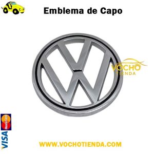 Emblema VW de metal tipo original para Vochos, Germany